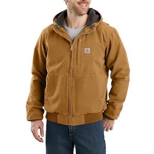 Carhartt Men's Tan Hooded Performance Jacket